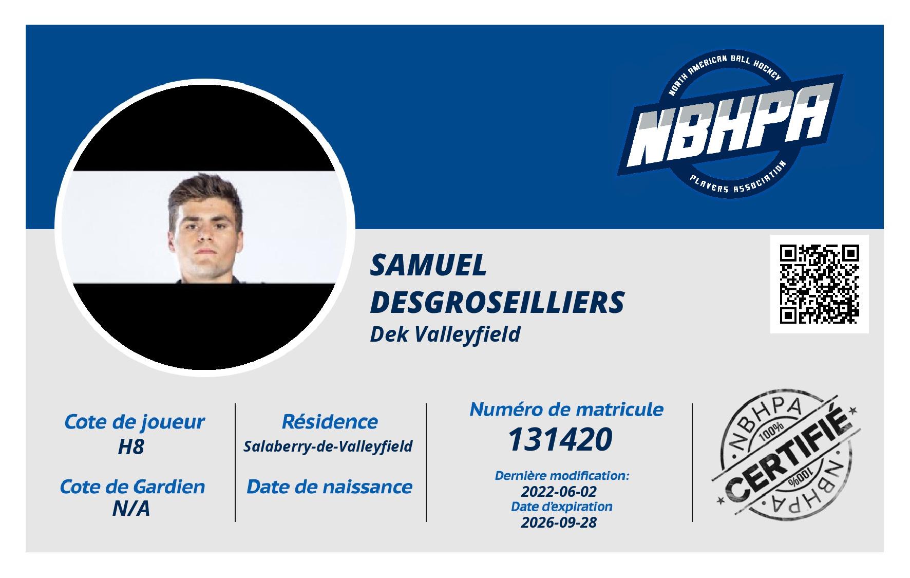 Samuel  Desgroseilliers 