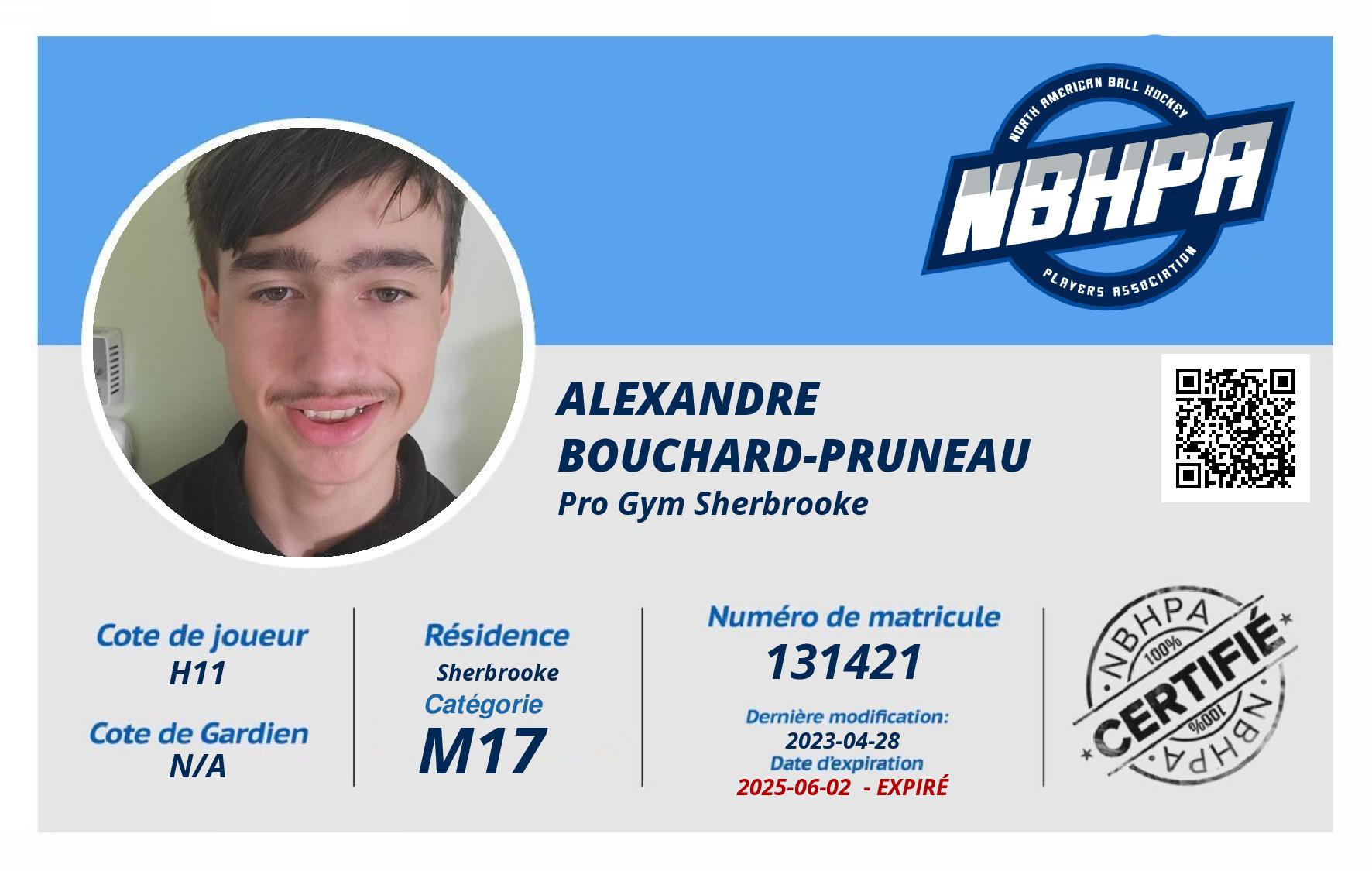Alexandre  Bouchard-Pruneau