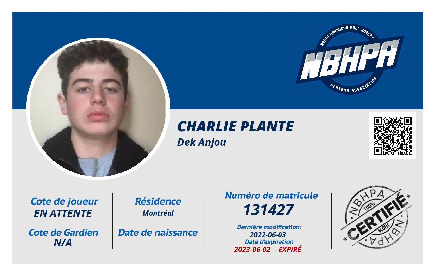 Charlie Plante 