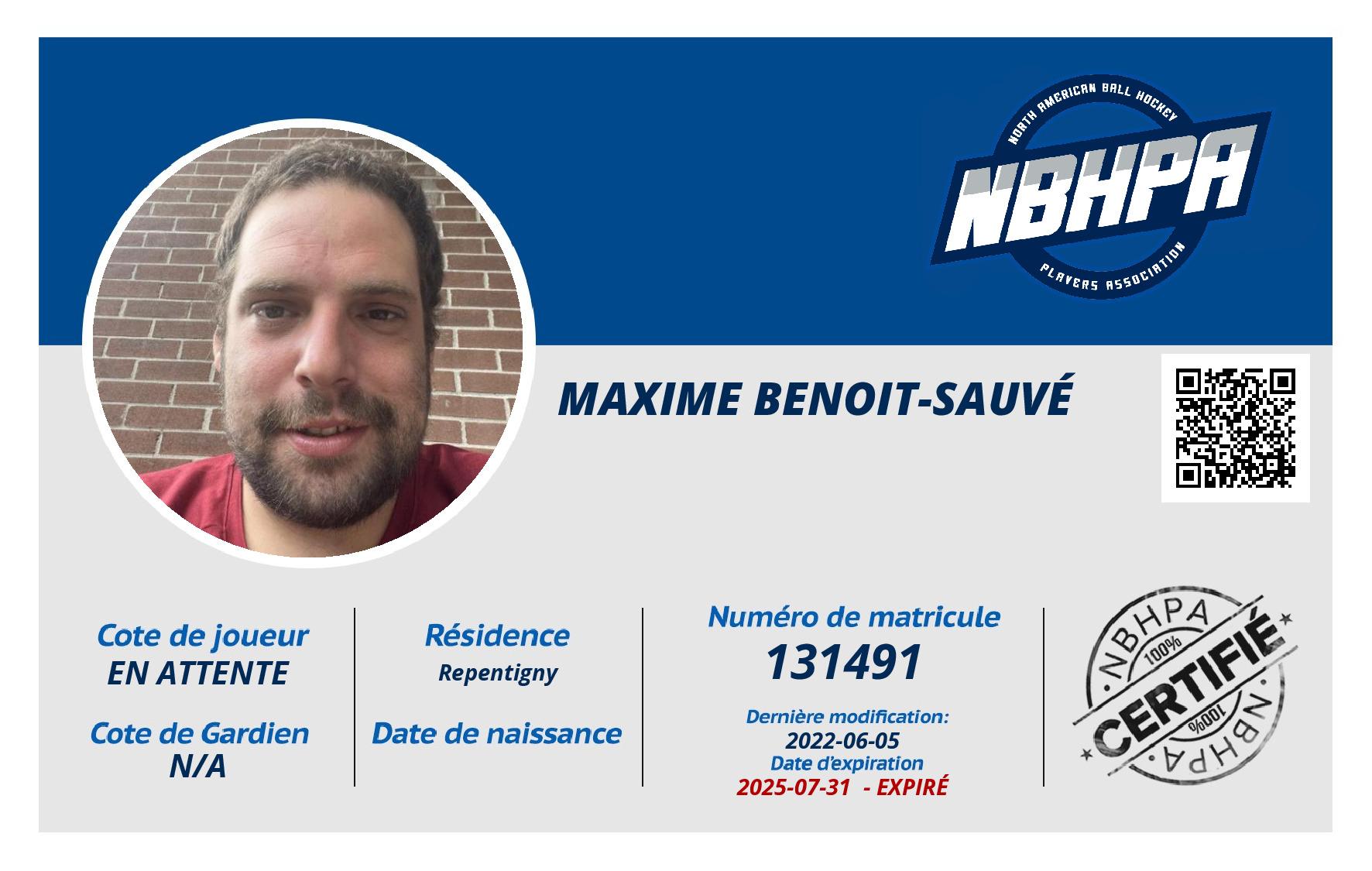 Maxime Benoit-sauvé