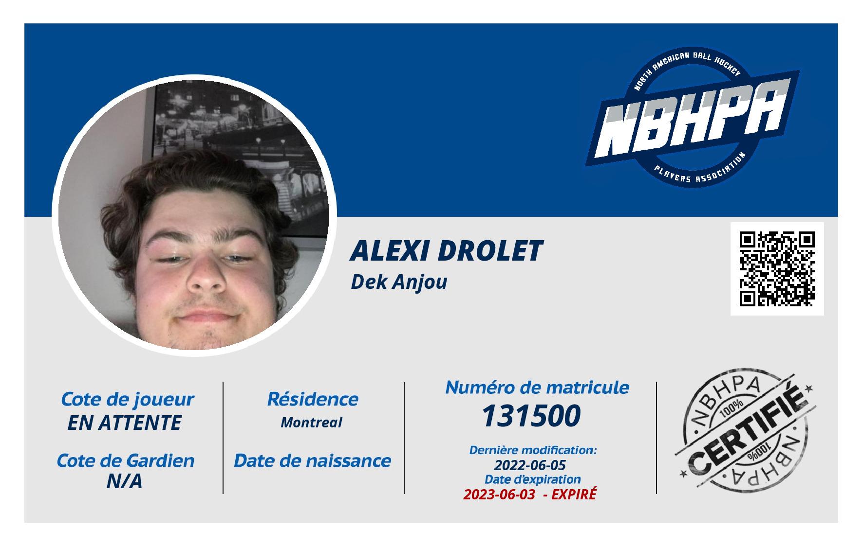 Alexi Drolet