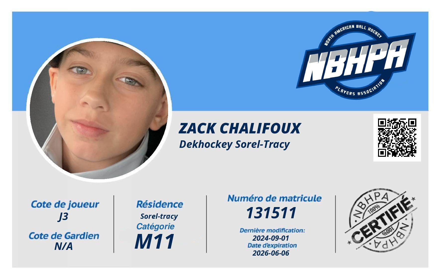 Zack Chalifoux 
