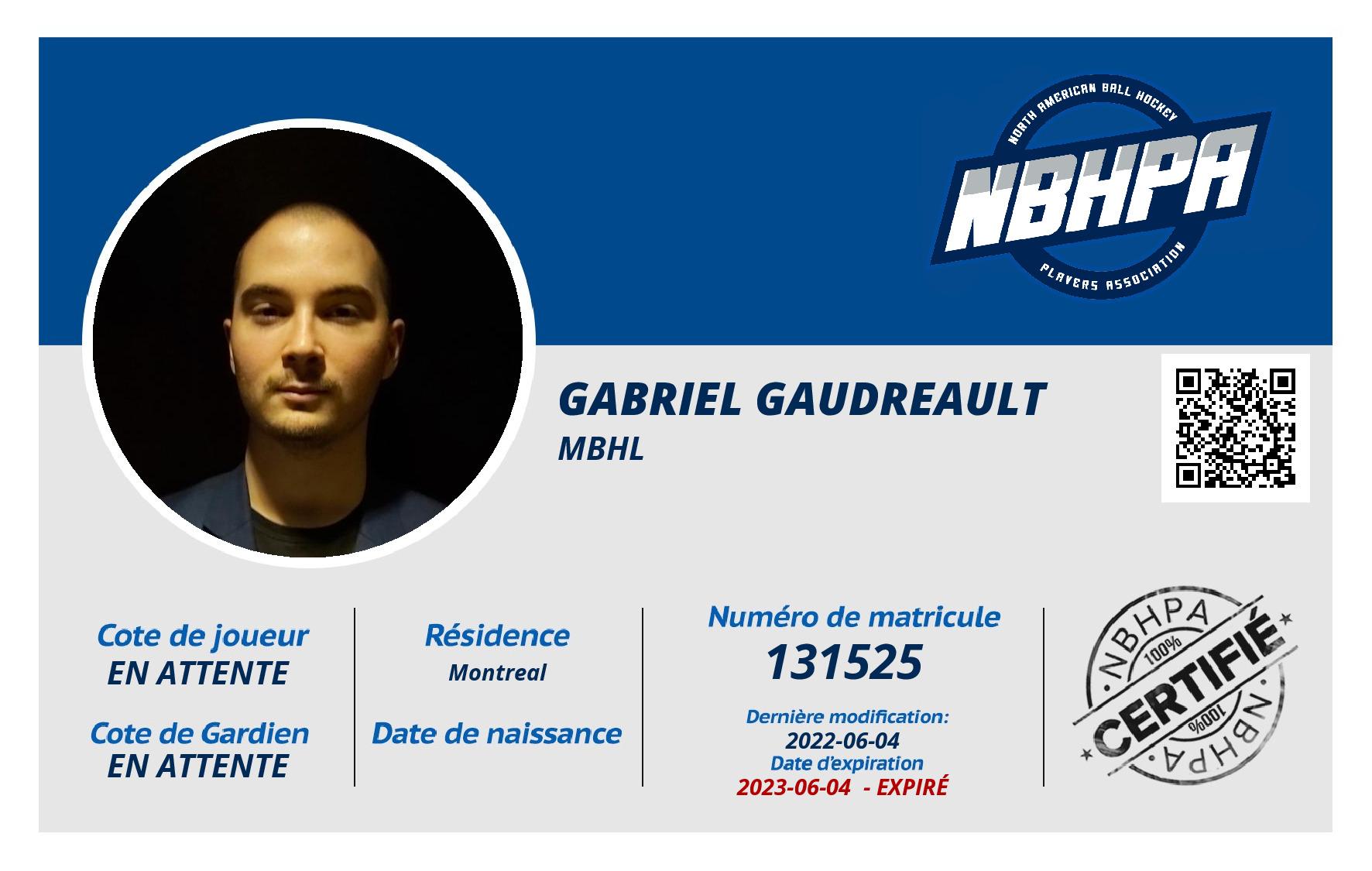 Gabriel Gaudreault