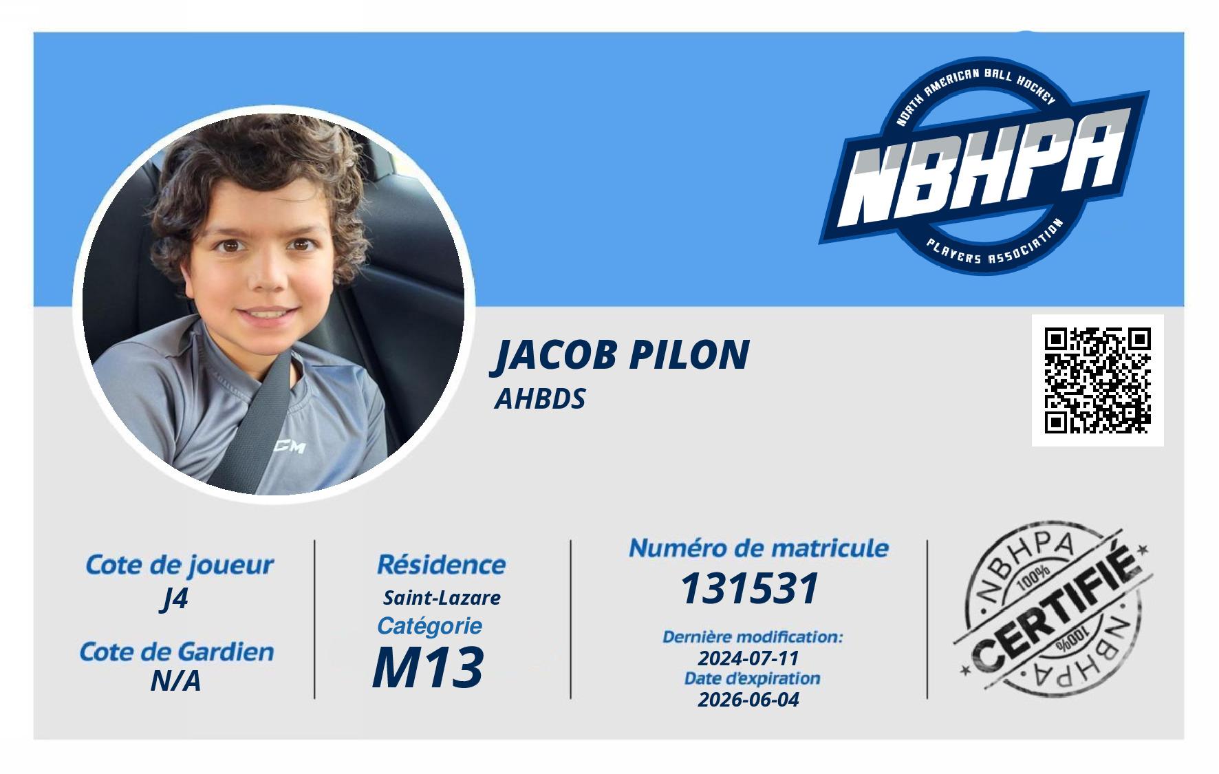 Jacob Pilon
