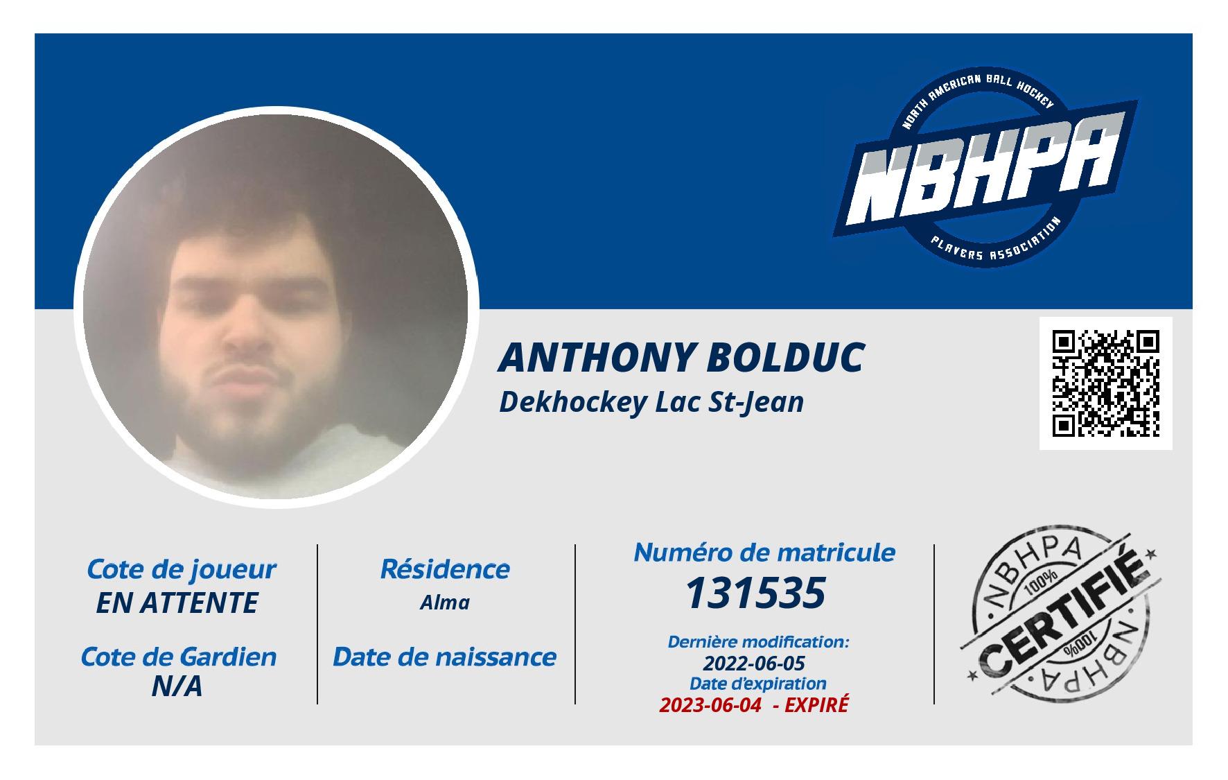 Anthony Bolduc