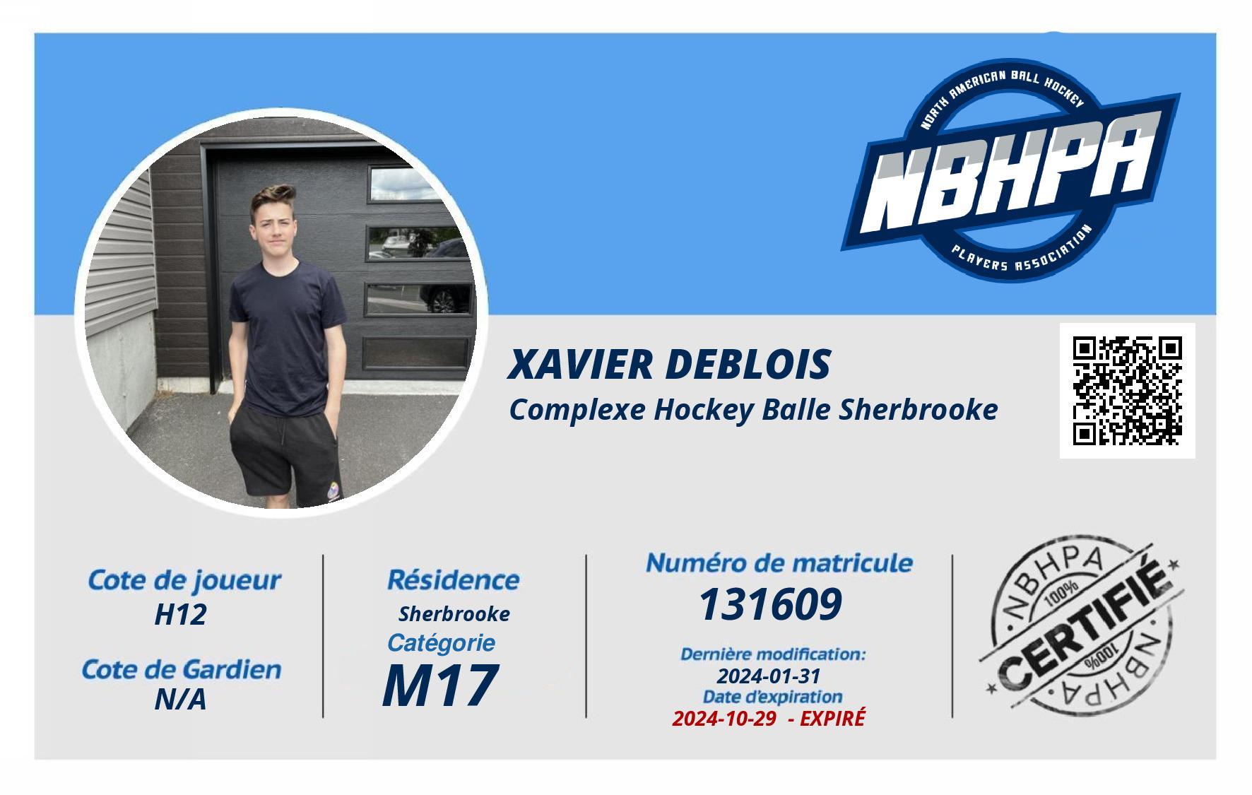 Xavier Deblois