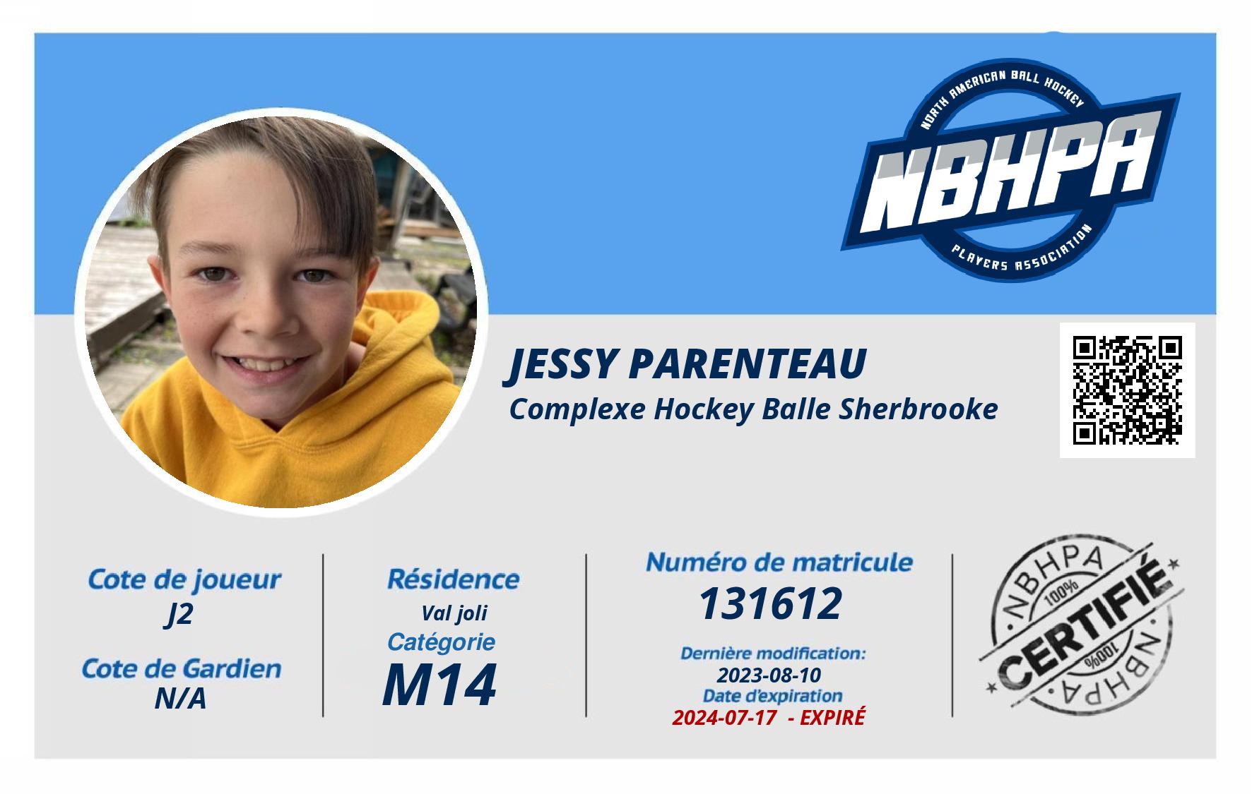 Jessy Parenteau 