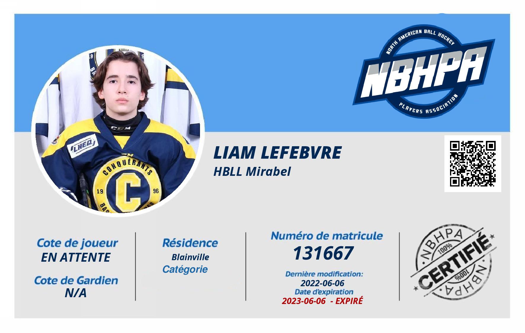 Liam Lefebvre