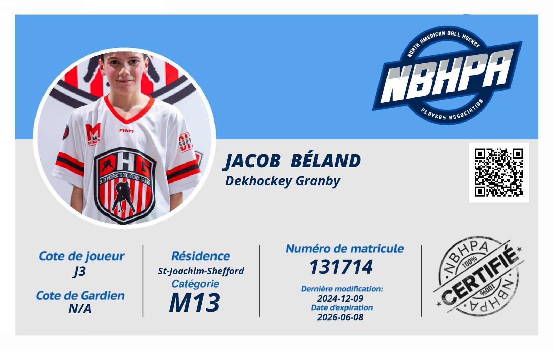 Jacob  Béland