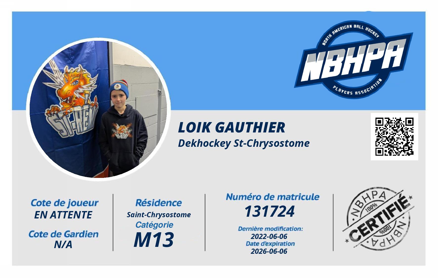 Loik Gauthier