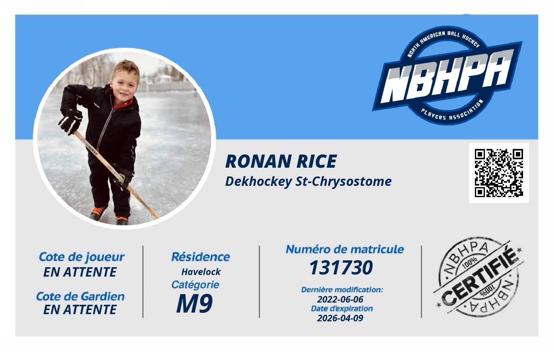 Ronan Rice