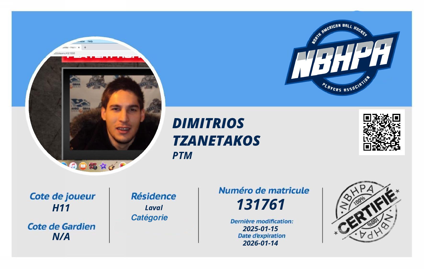 Dimitrios  Tzanetakos