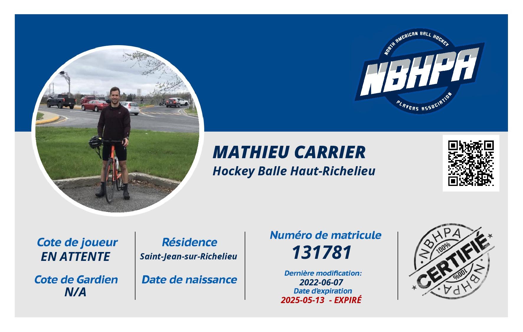 Mathieu Carrier