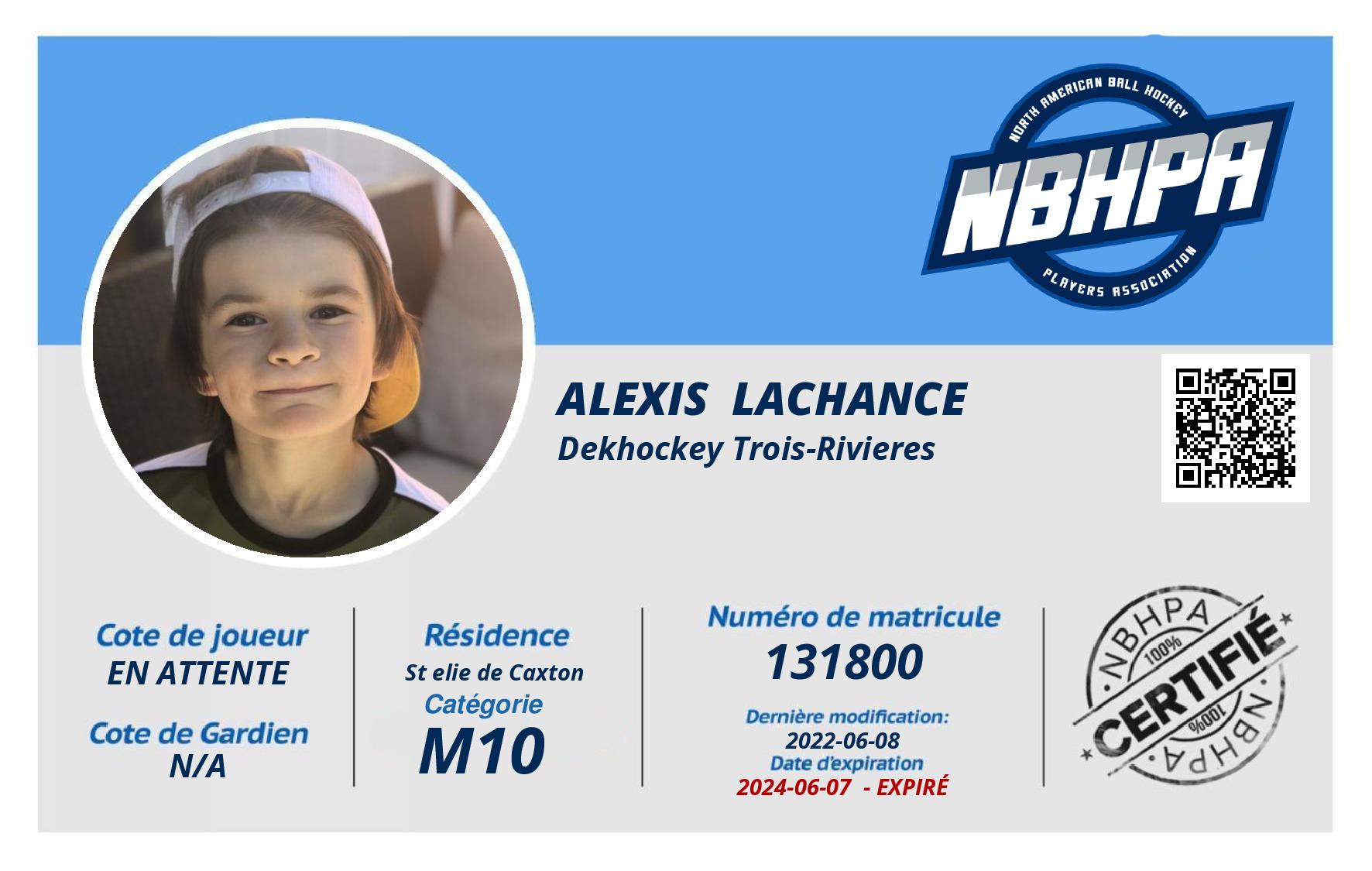Alexis  Lachance