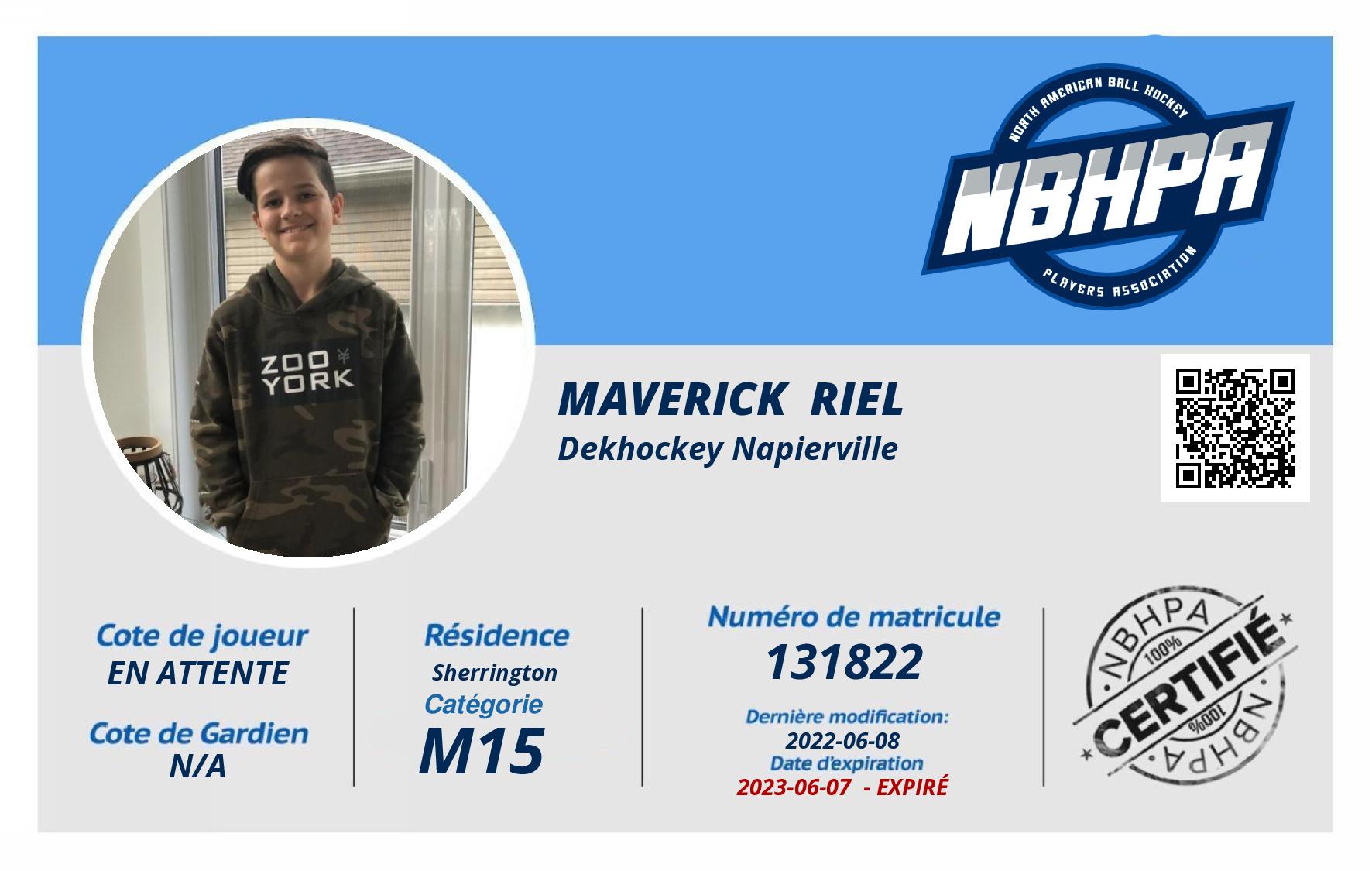 Maverick  Riel