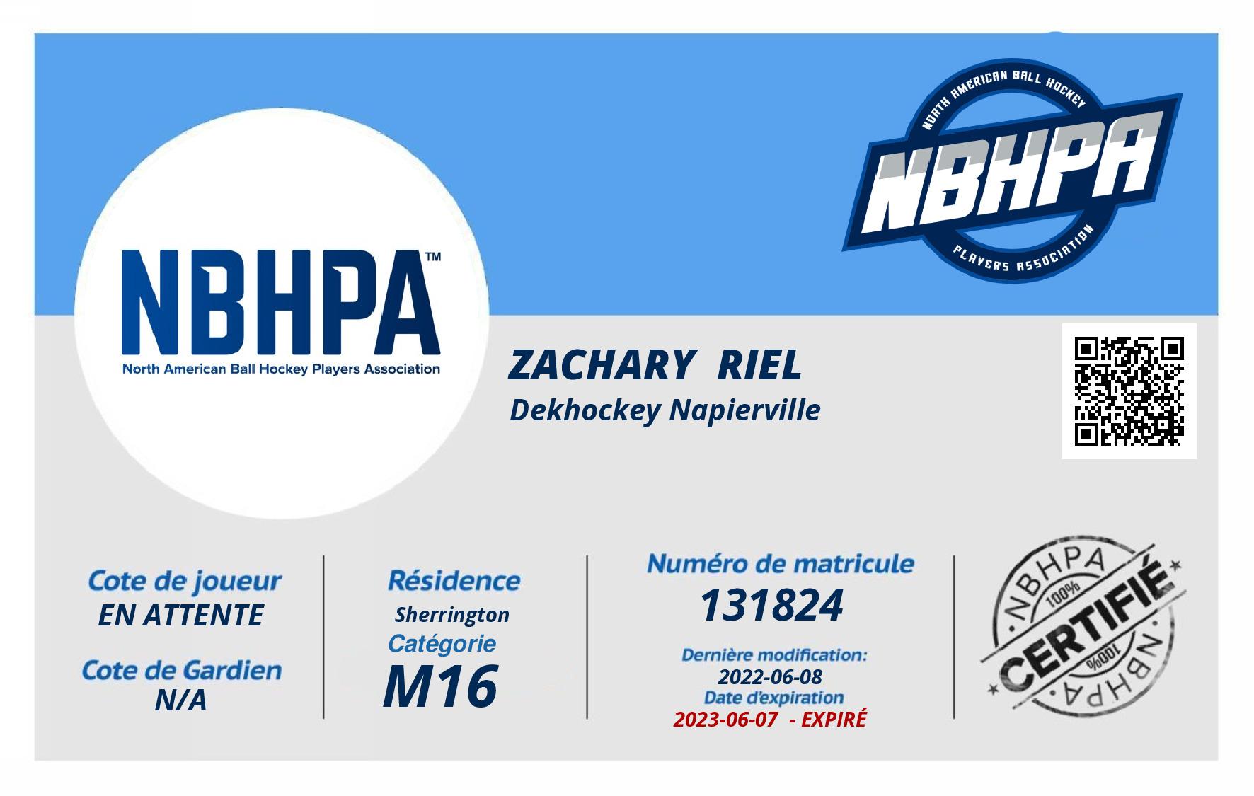 Zachary  Riel