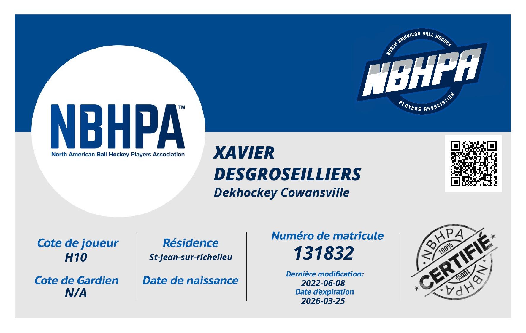 Xavier Desgroseilliers 