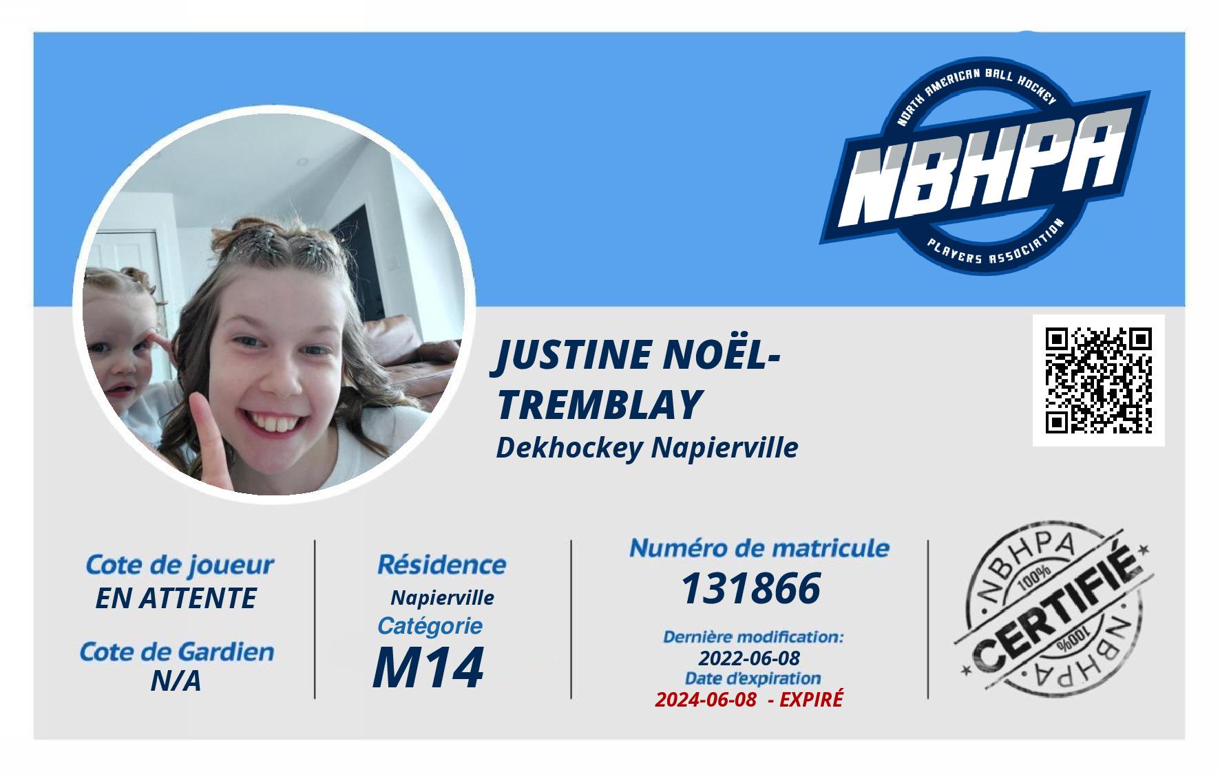 Justine Noël-Tremblay