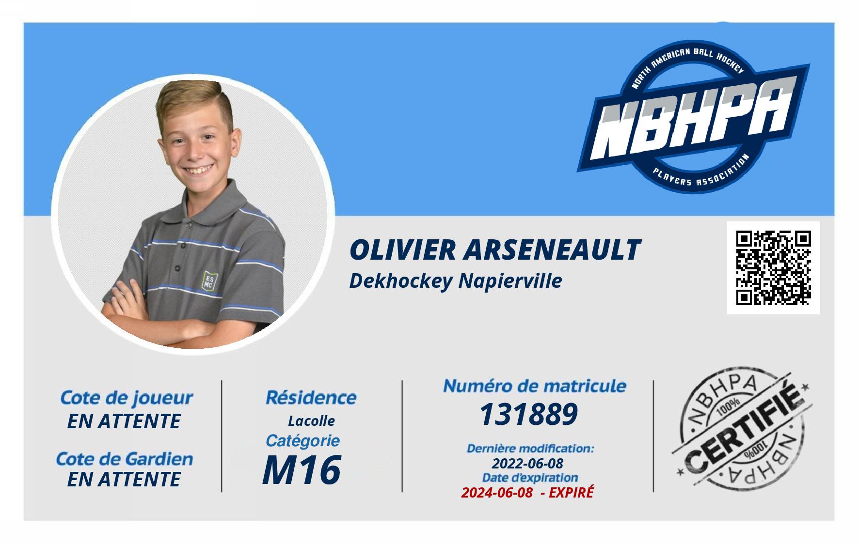 Olivier Arseneault 
