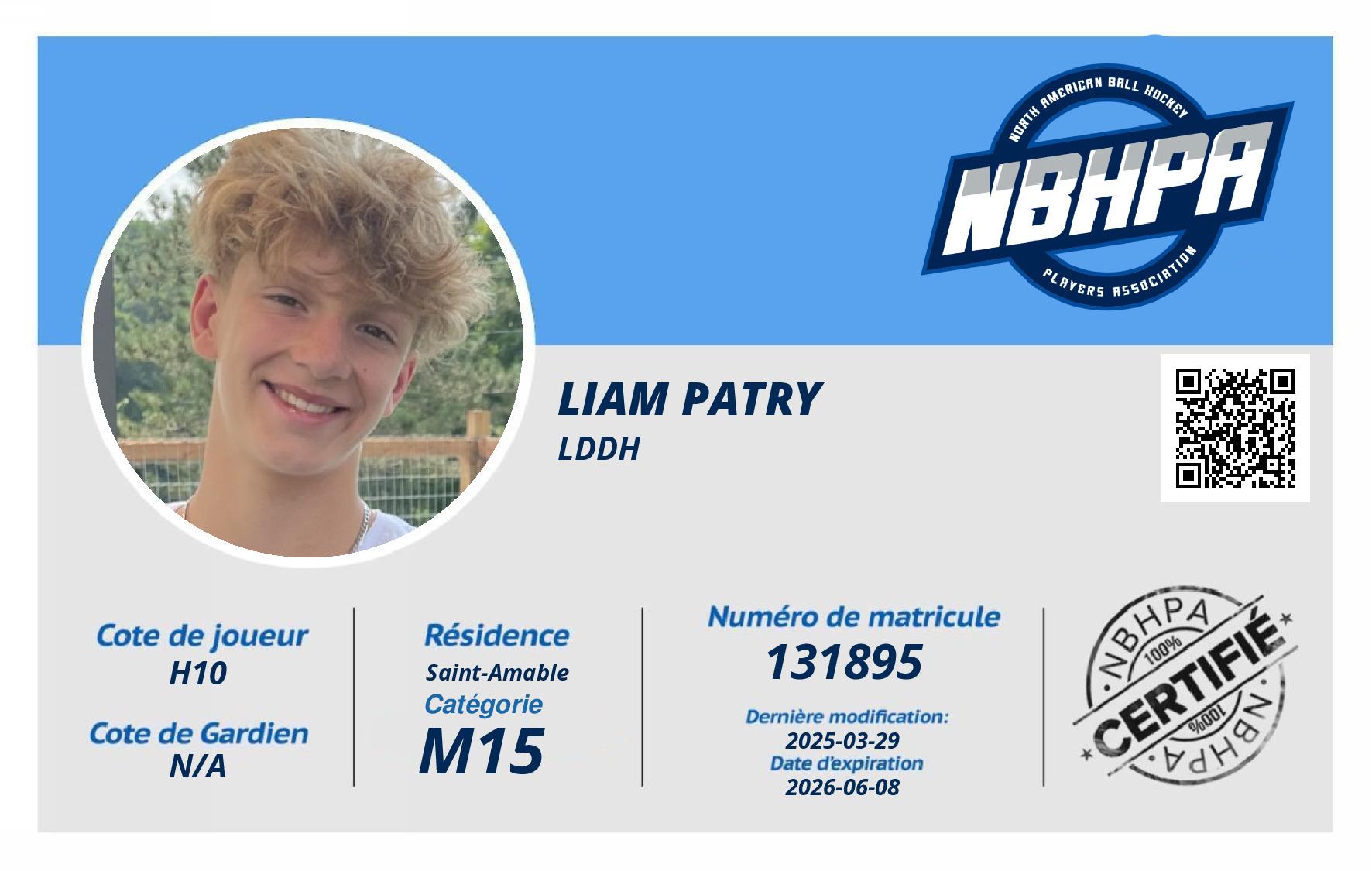 Liam Patry