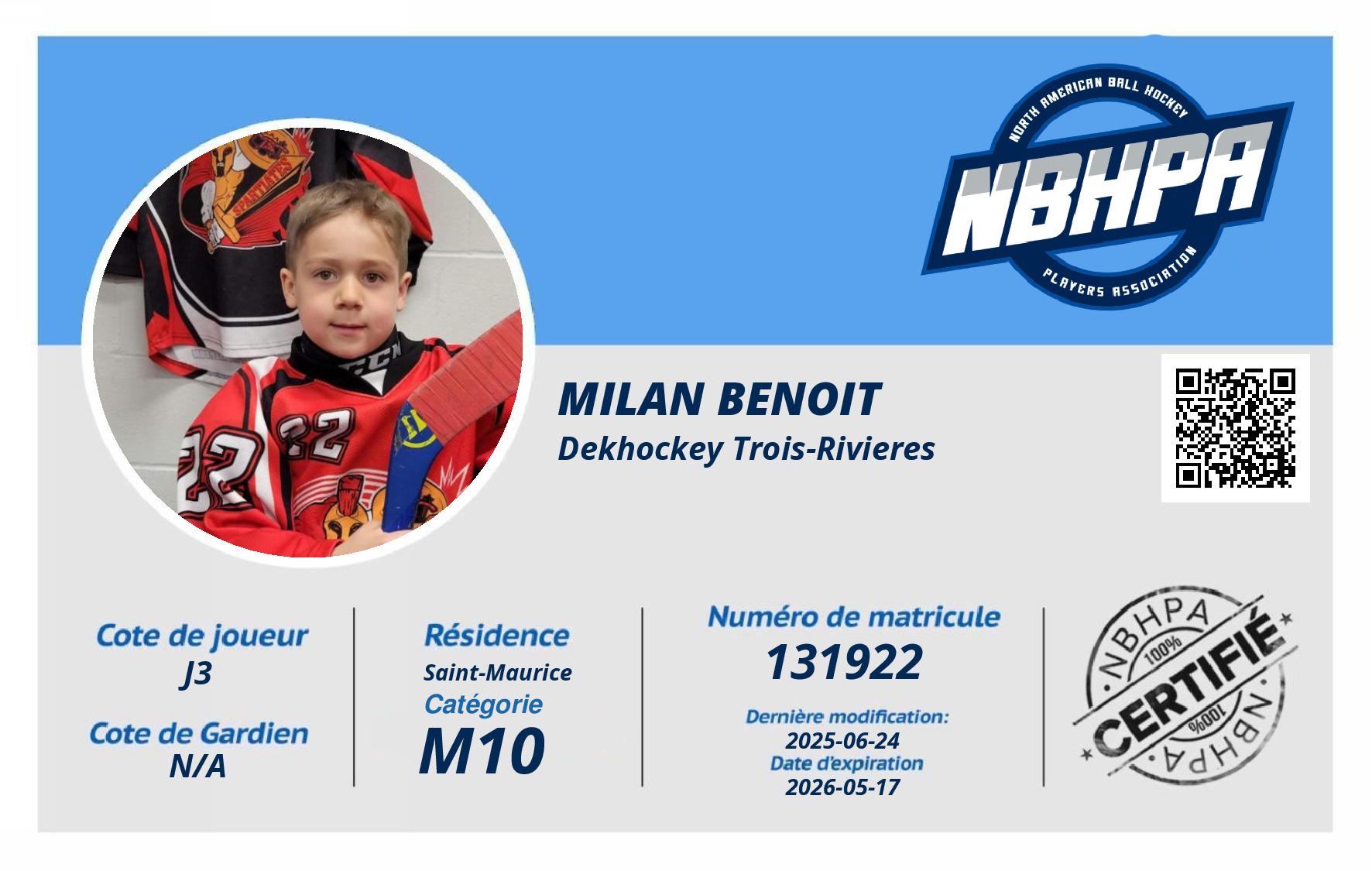 Milan Benoit