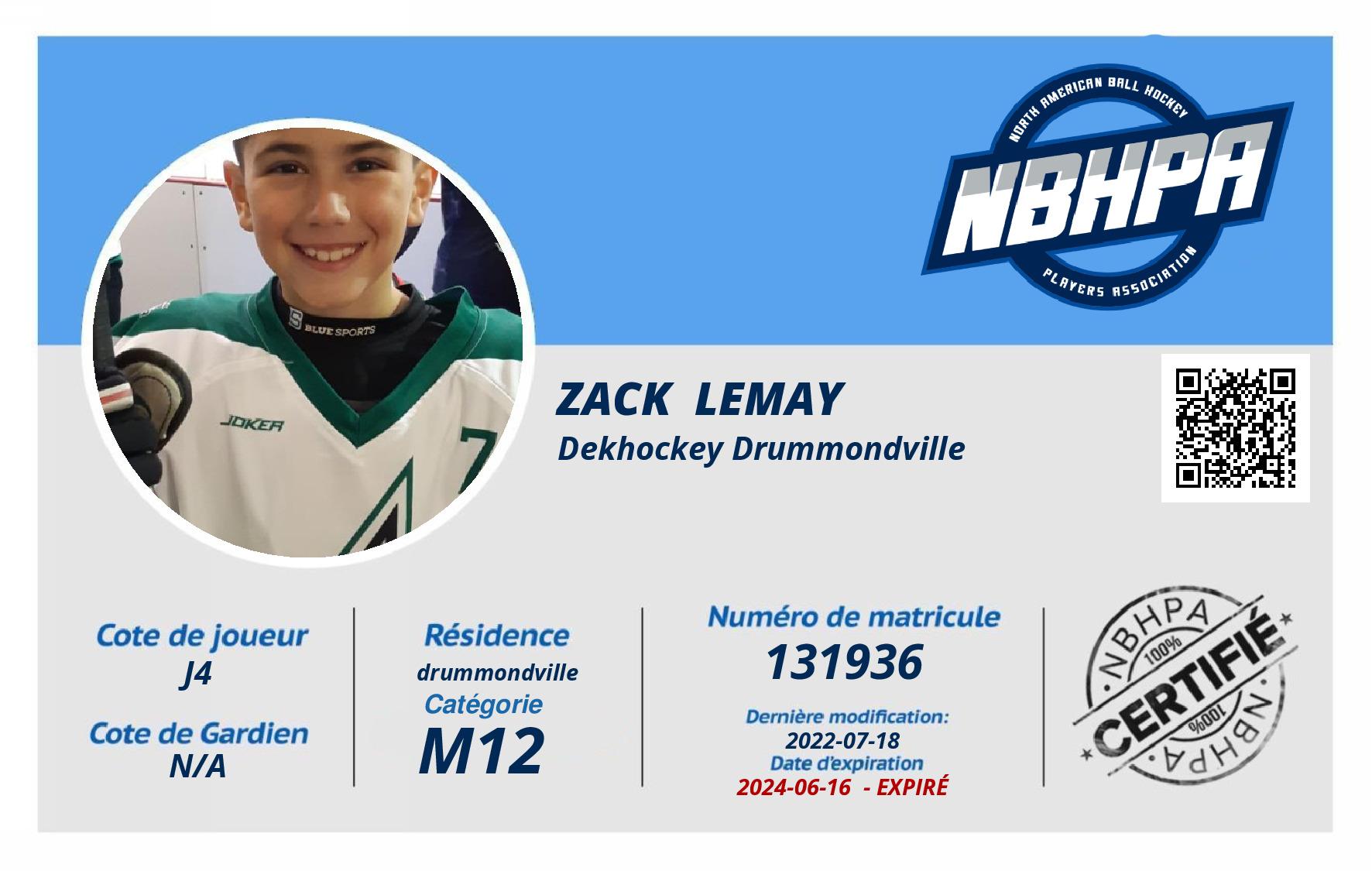 Zack  Lemay