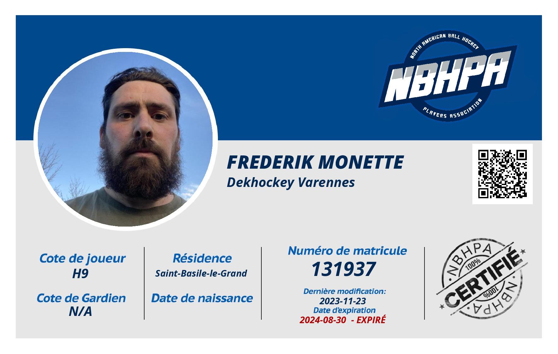 Frederik Monette 