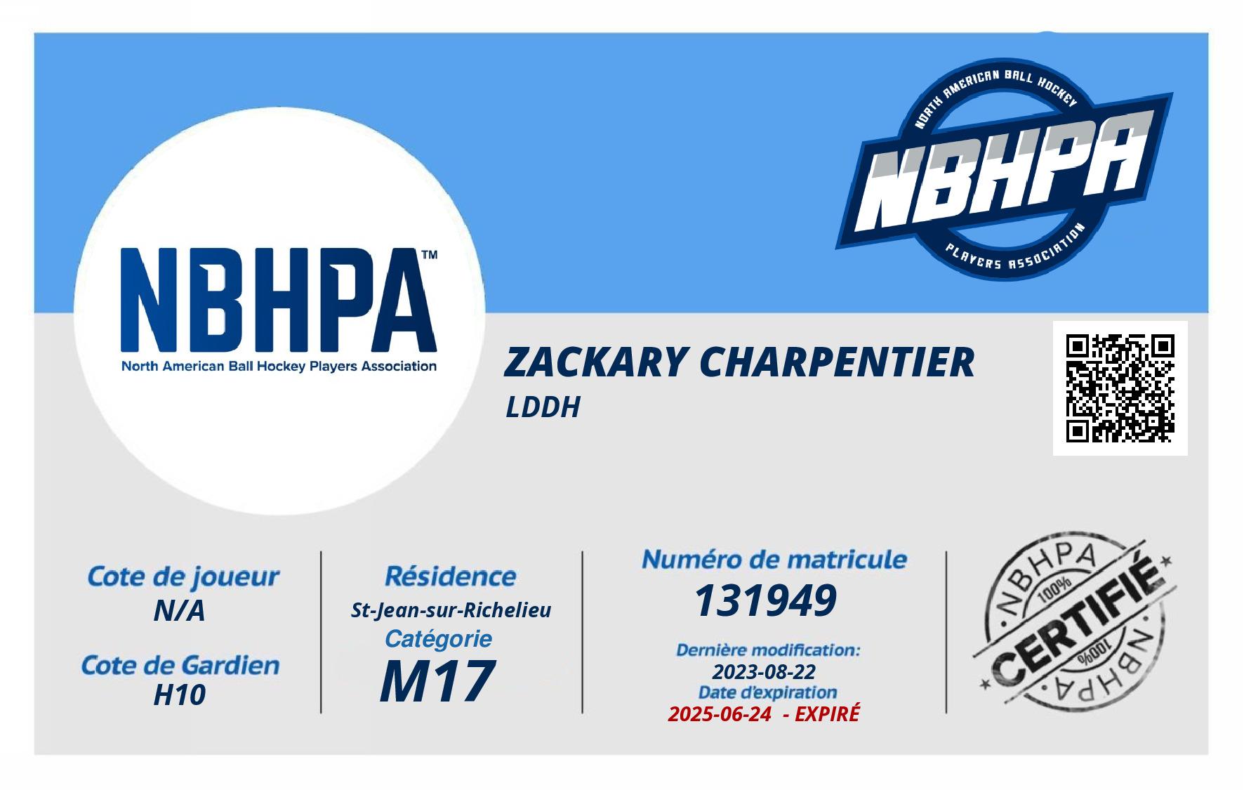 Zackary Charpentier