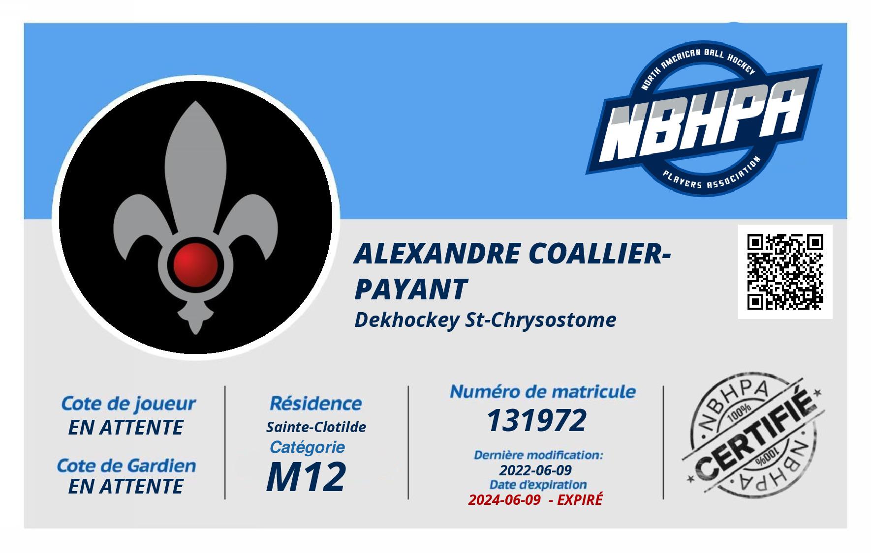 Alexandre Coallier-Payant