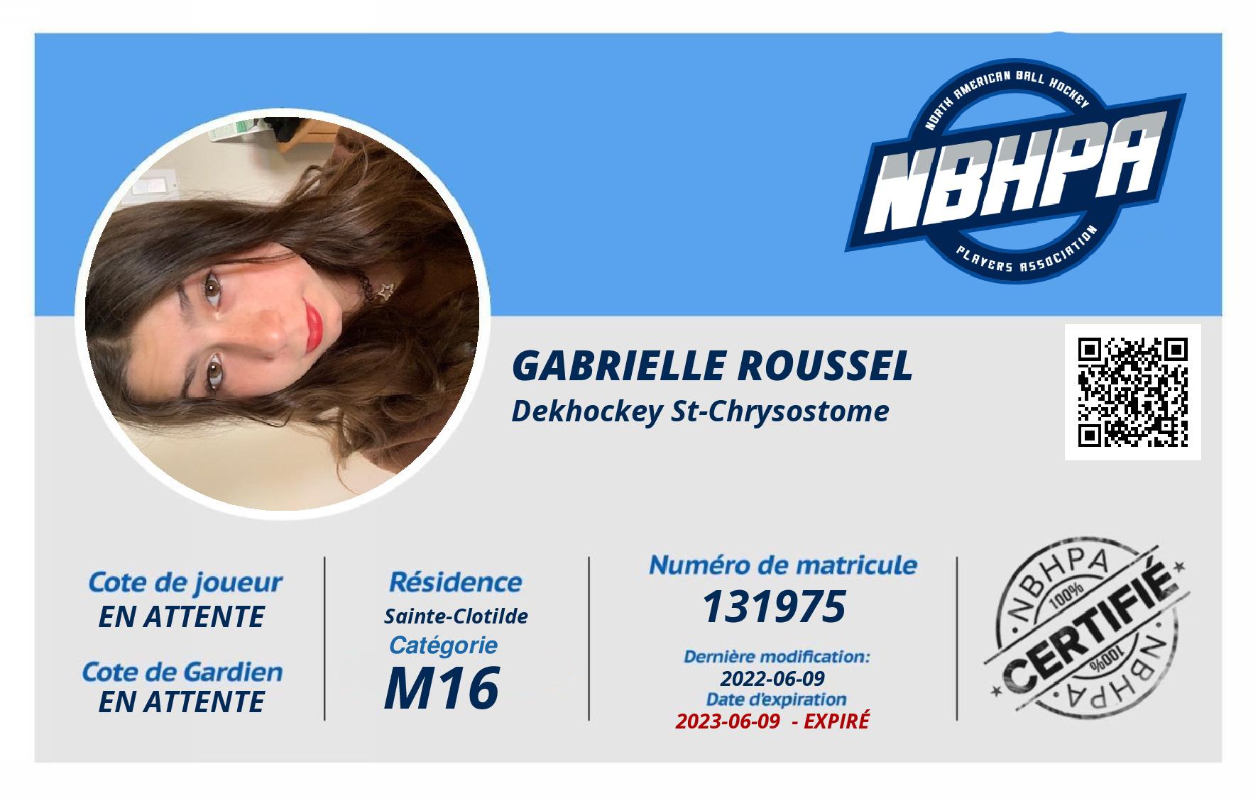 Gabrielle Roussel