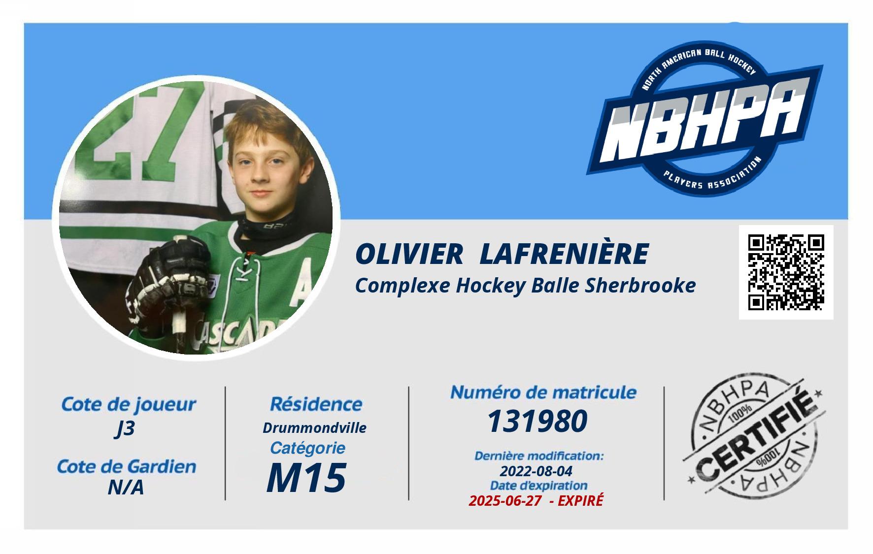 Olivier  Lafrenière 