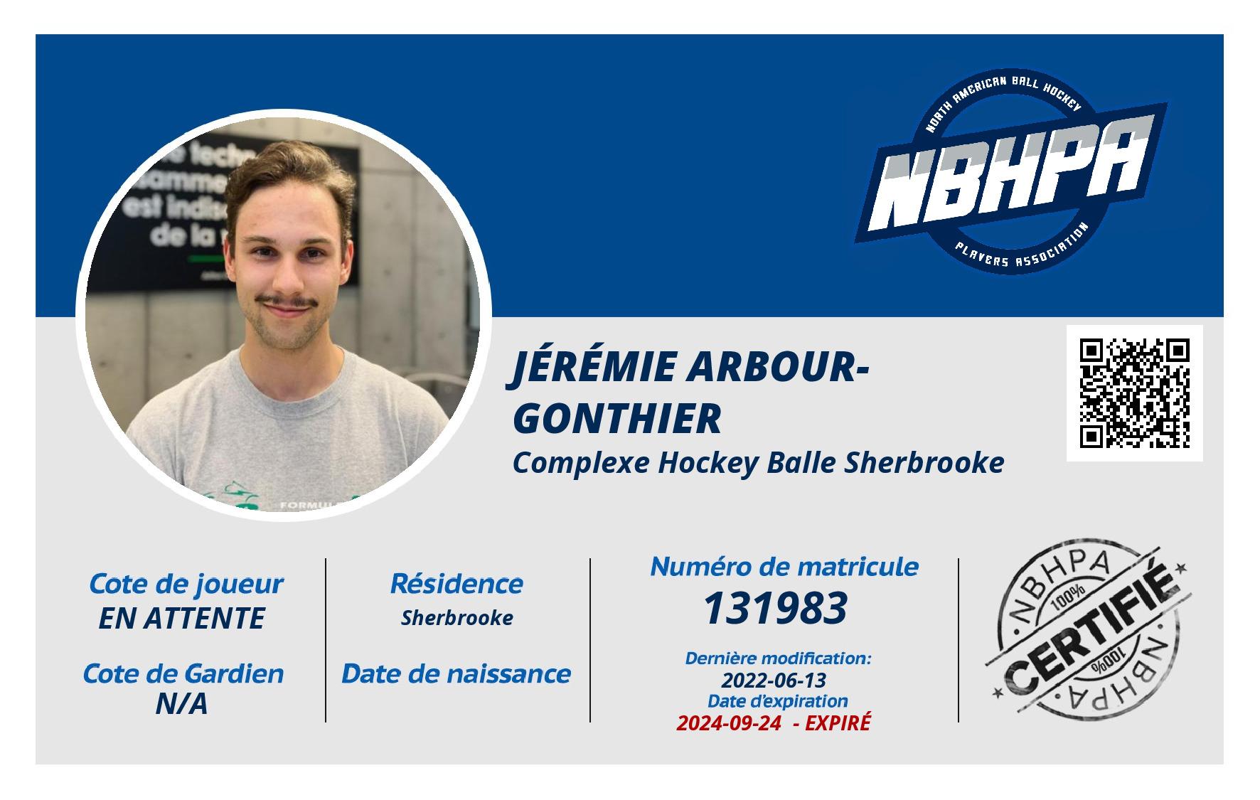 Jérémie Arbour-Gonthier