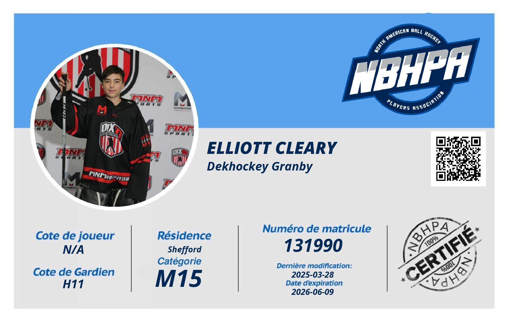 Elliott Cleary