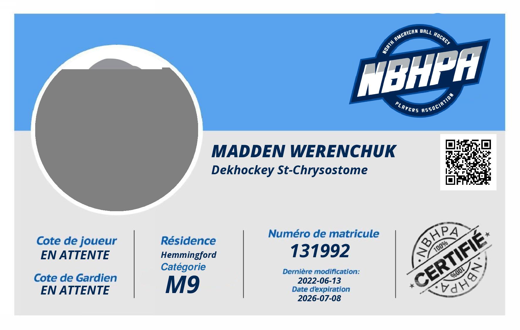 Madden Werenchuk