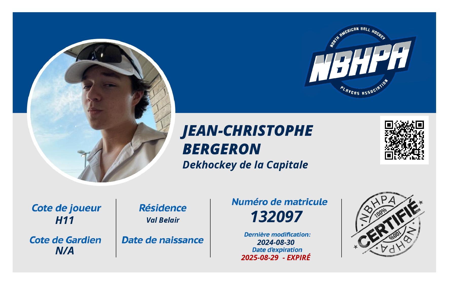 Jean-Christophe Bergeron