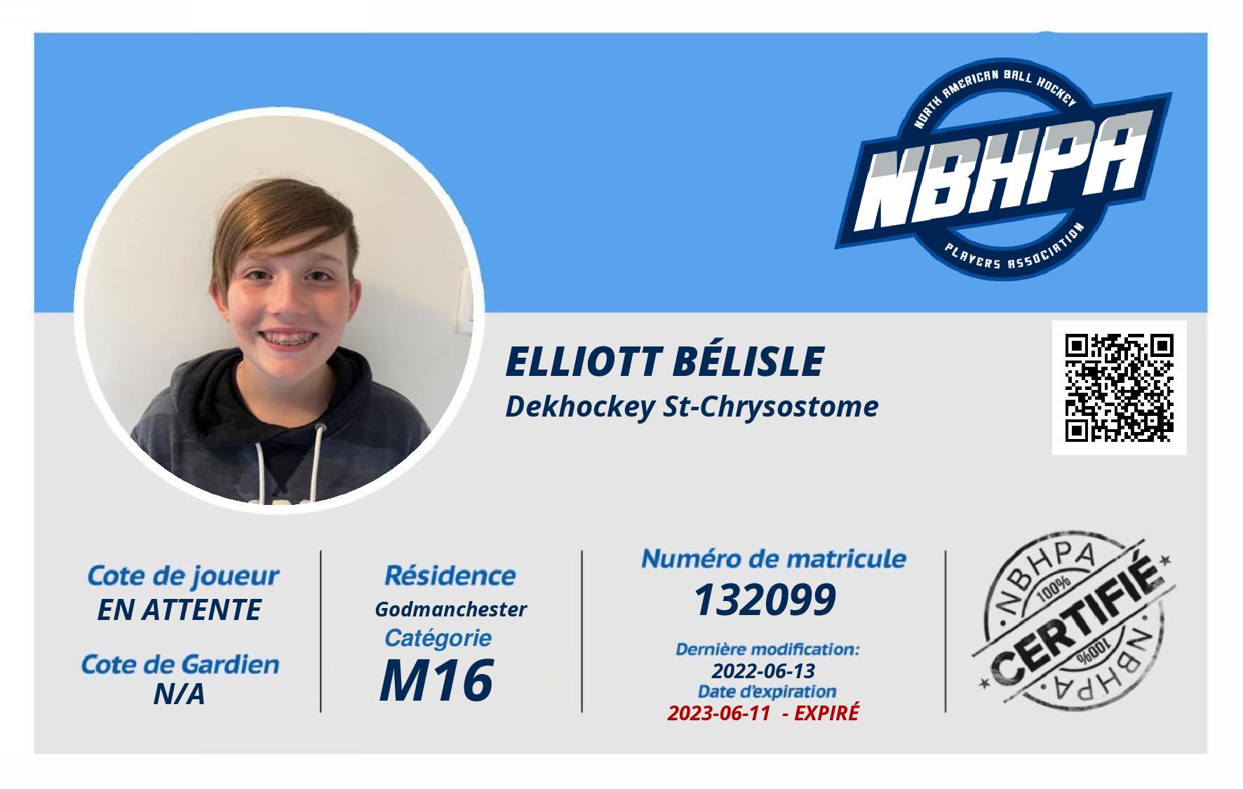 Elliott Bélisle
