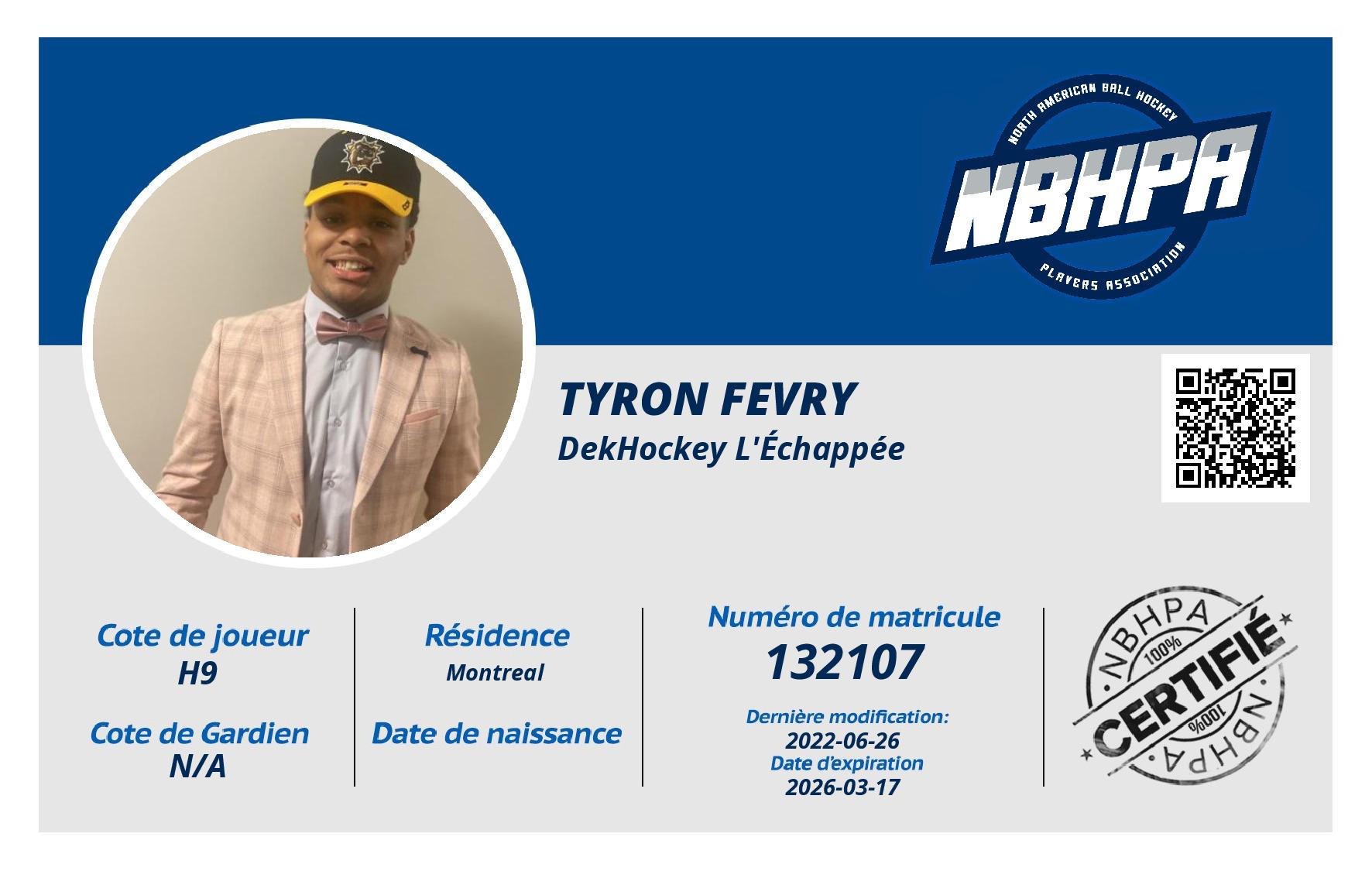 Tyron Fevry