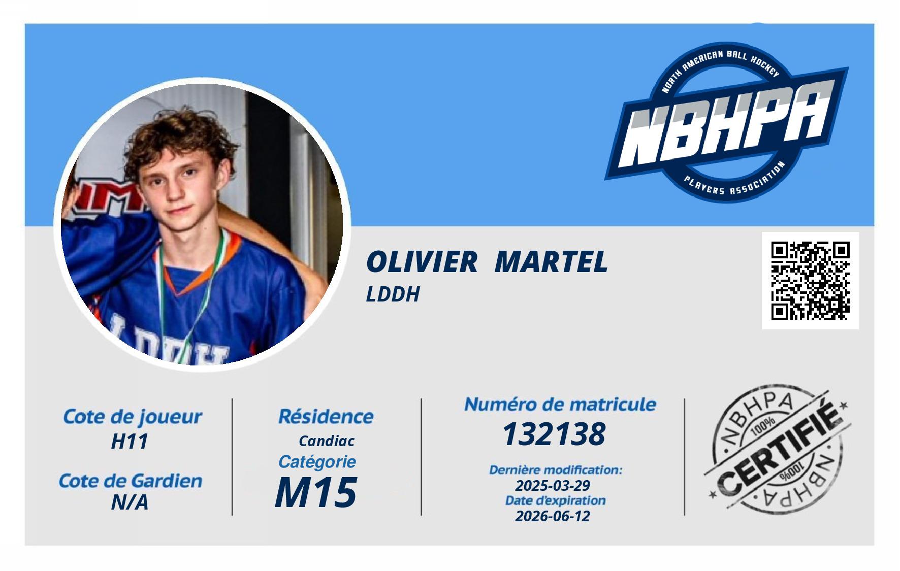 Olivier  Martel