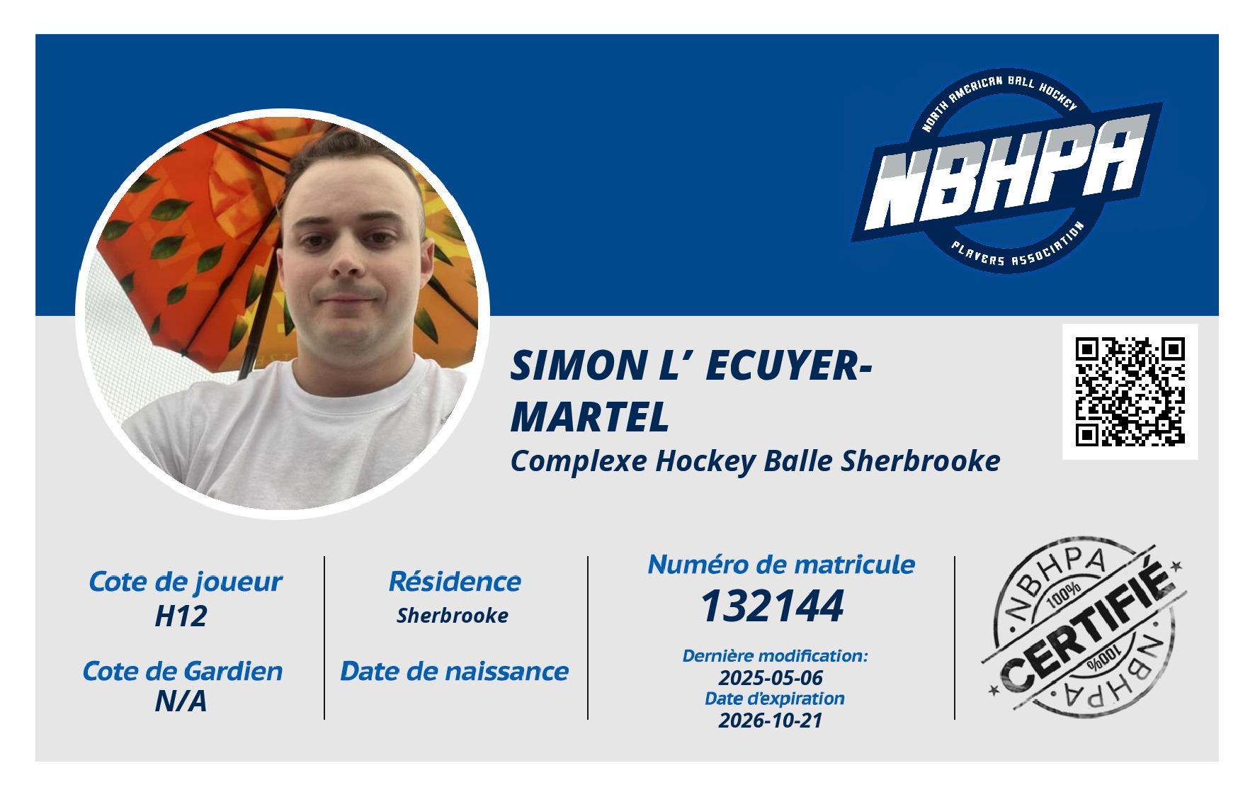 Simon L’Ecuyer-Martel