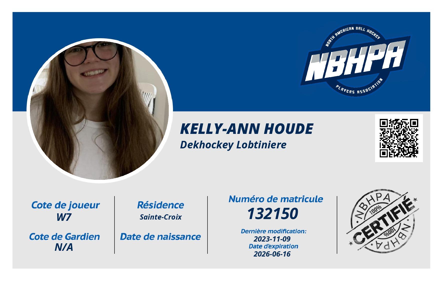 Kelly-Ann Houde