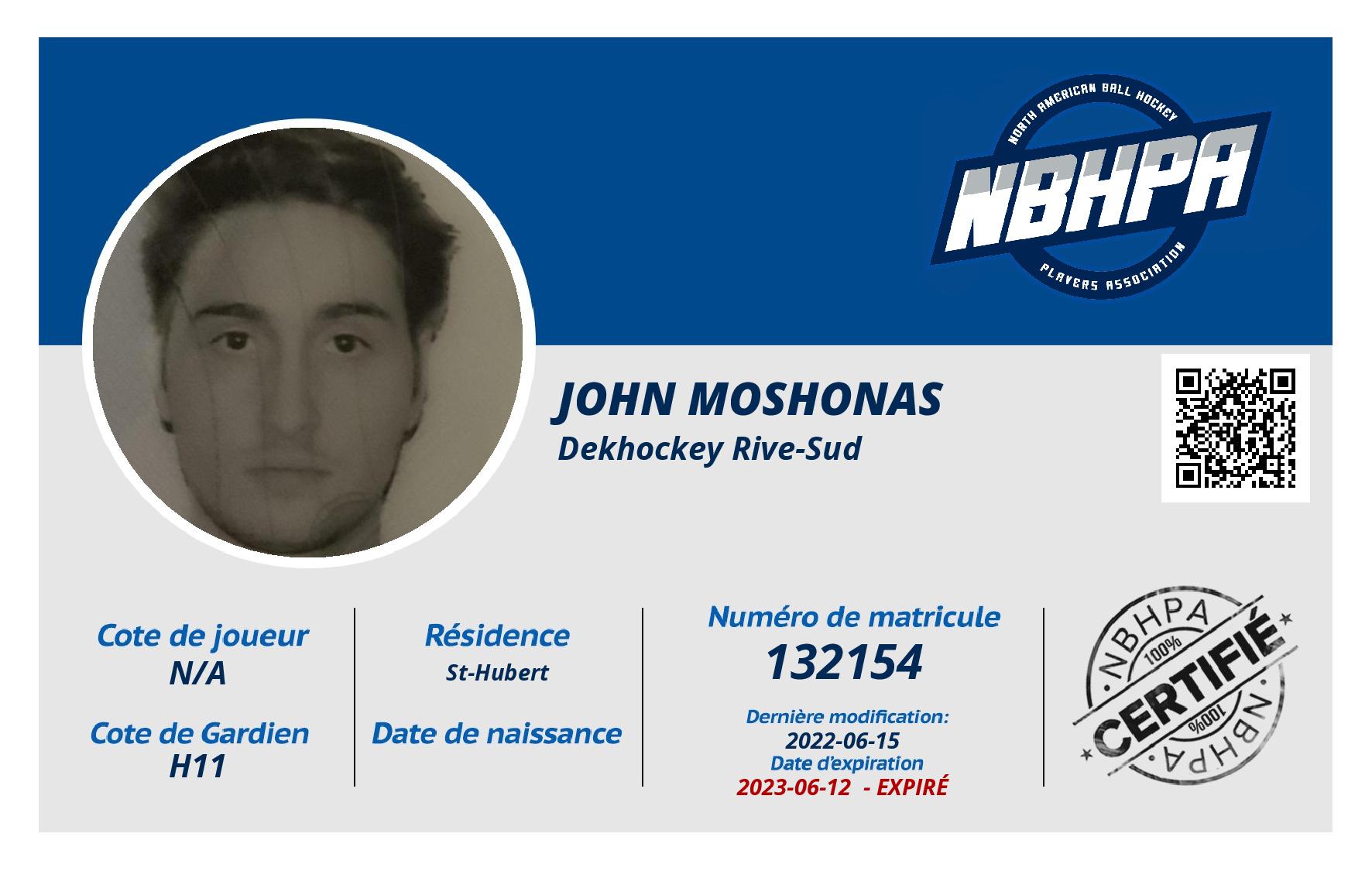 John Moshonas