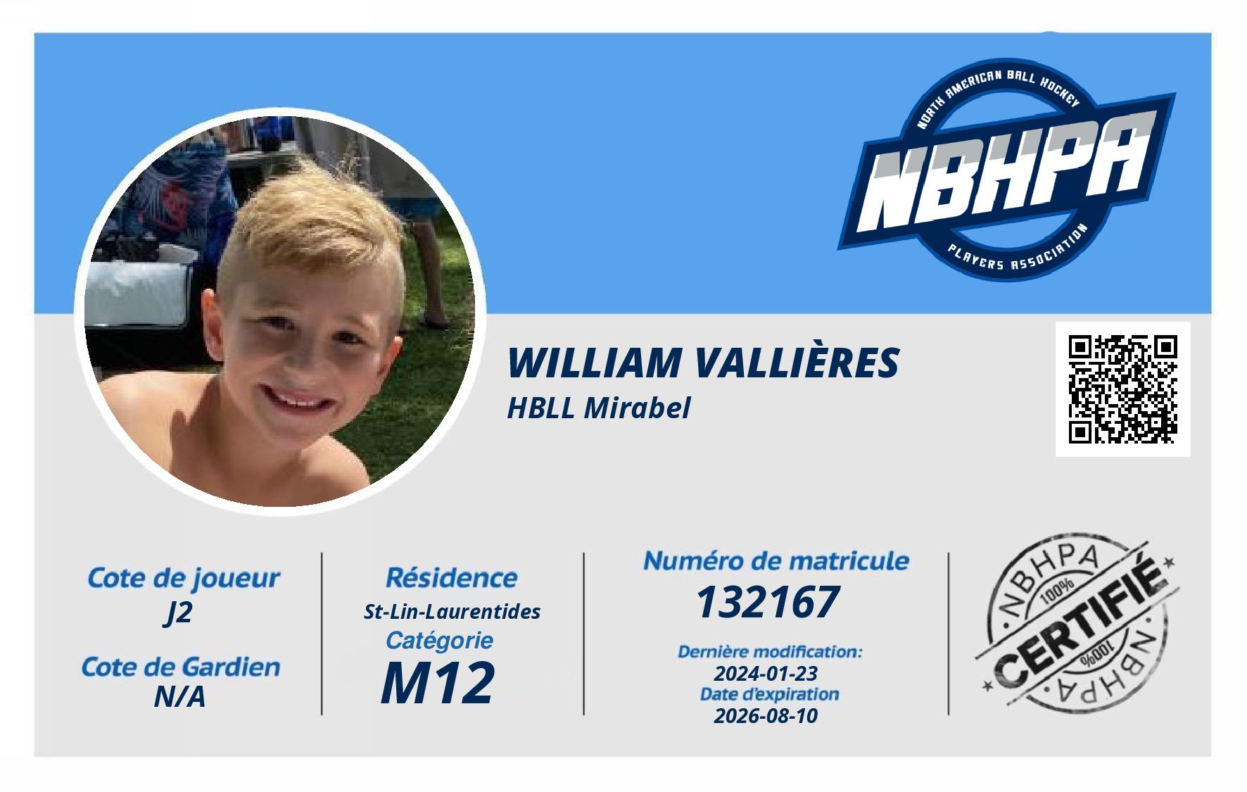 William Vallières