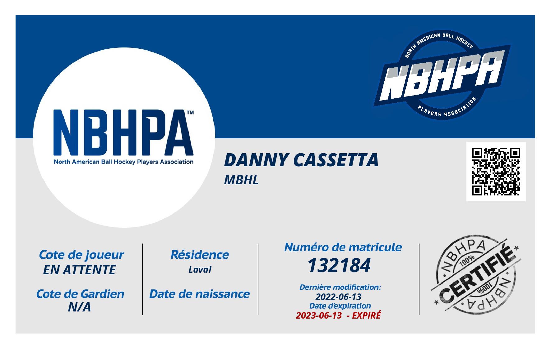 Danny Cassetta