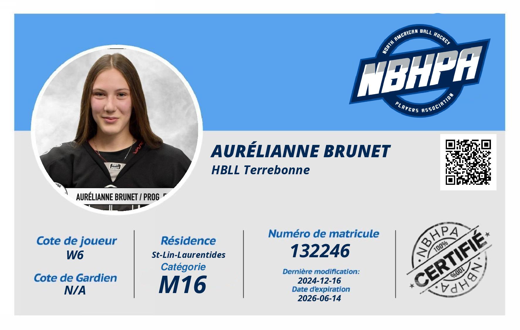 Aurélianne Brunet