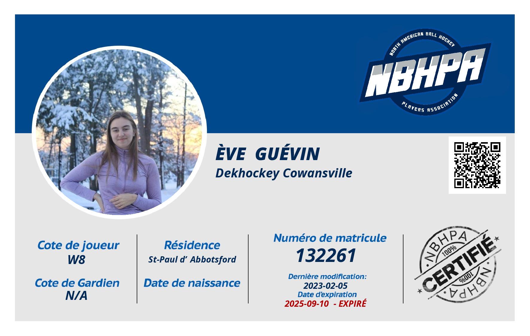 Ève  Guévin 