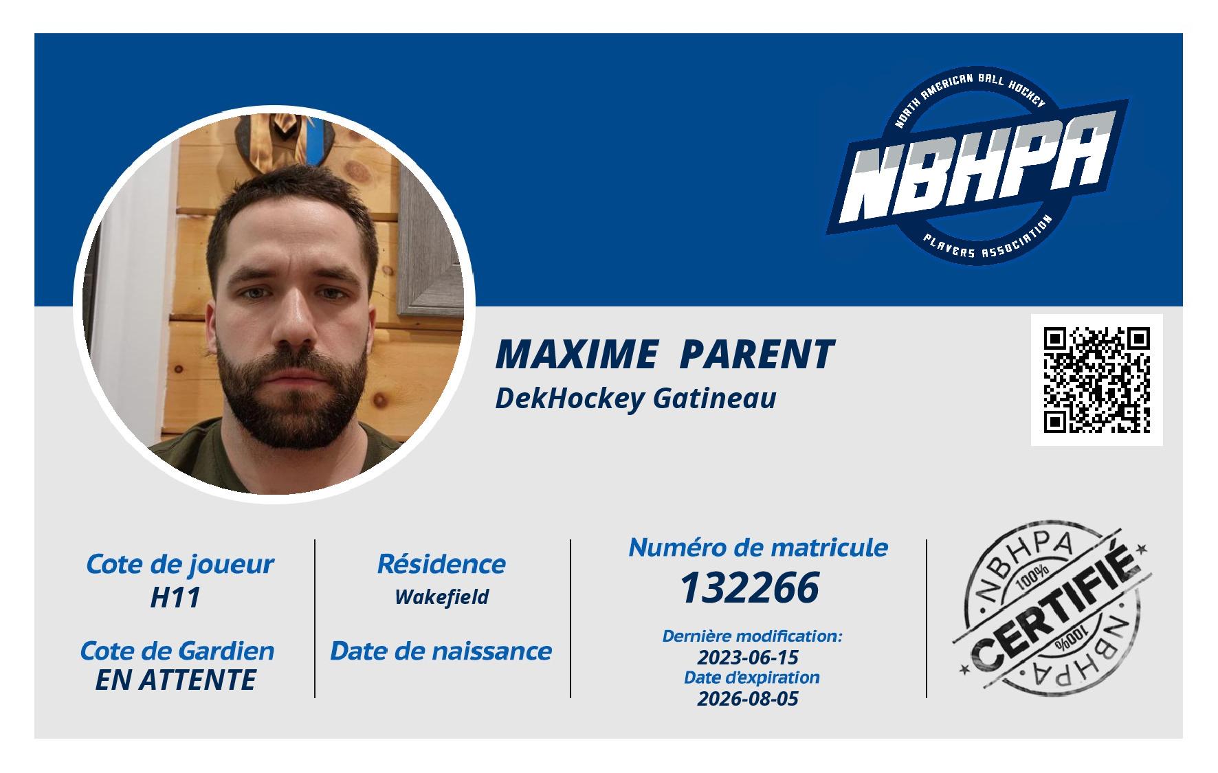 Maxime  Parent