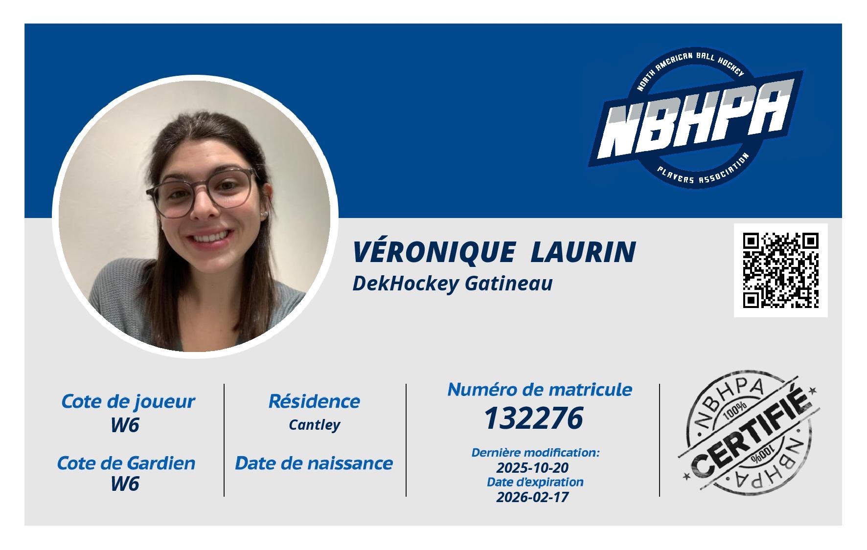 Véronique  Laurin