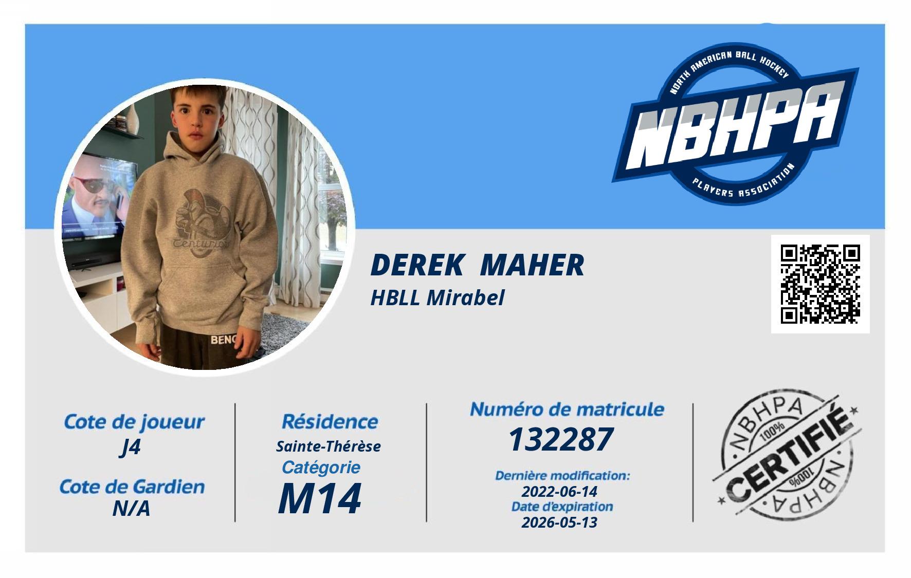 Derek  Maher 