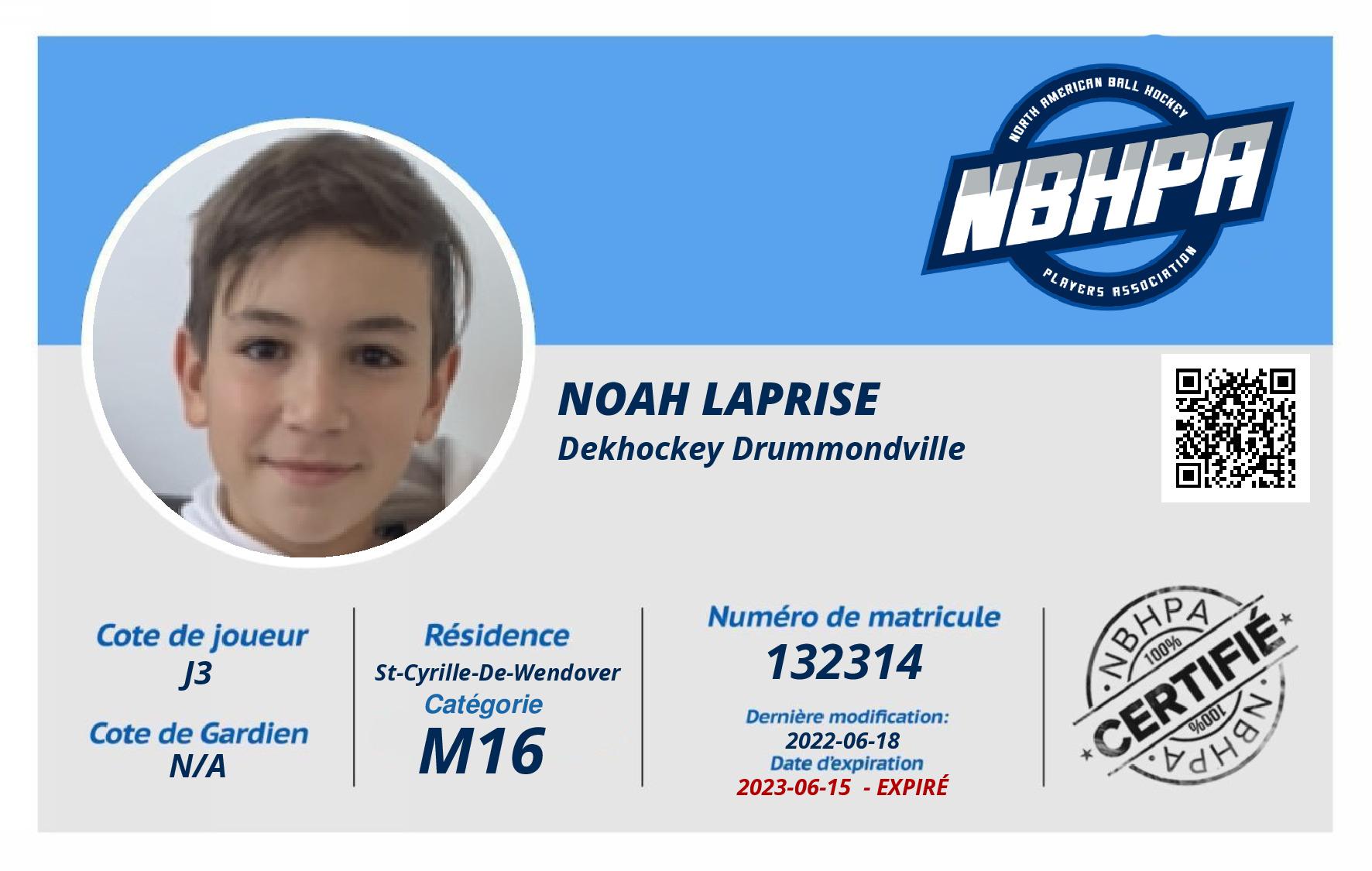 Noah Laprise 