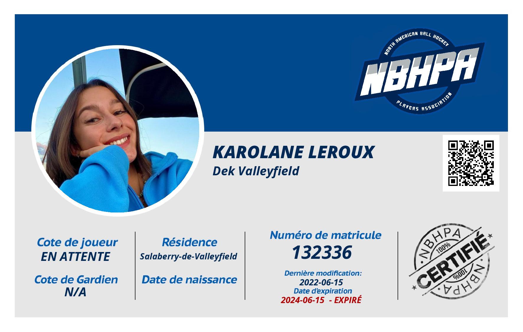 Karolane Leroux